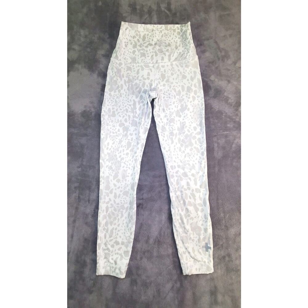 Lululemon Align High Rise Sz 4 Leggings Cheetah Camo Antique White Za1-5